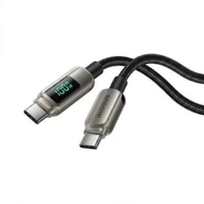 كيبل Innostyle DigiPower USB-C to USB-C 100W مع شاشة رقمية – 1.2 متر