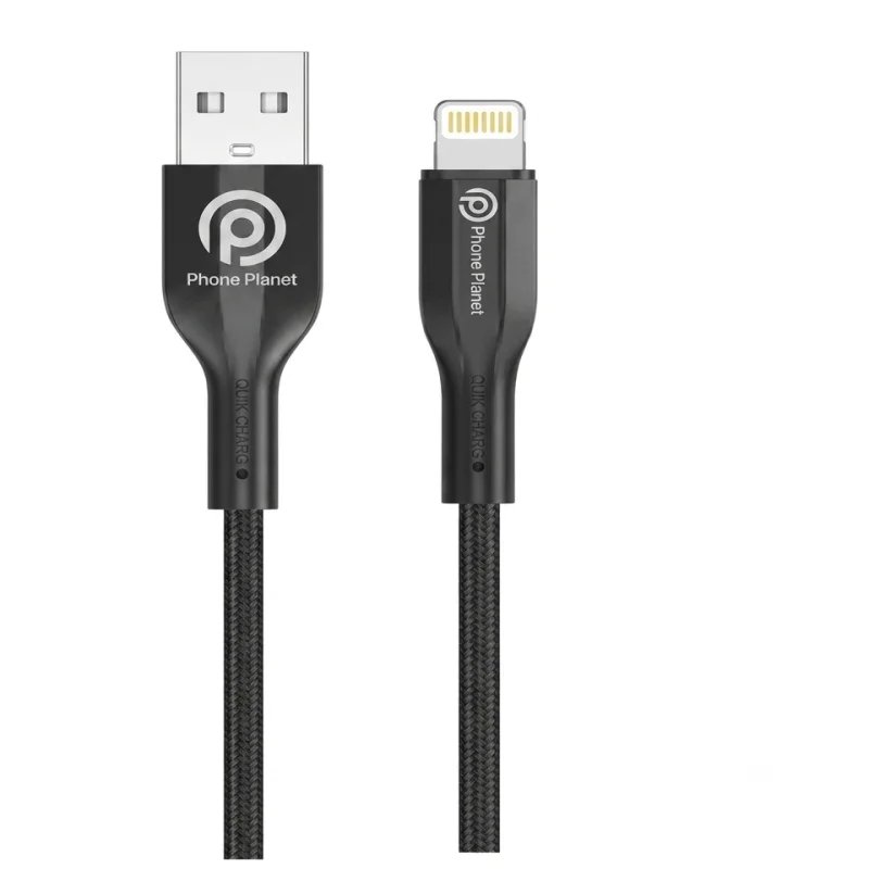 كابل PHONE PLANET PJ-AL-005-120-BK USB-A إلى Lightning (1.2 متر)