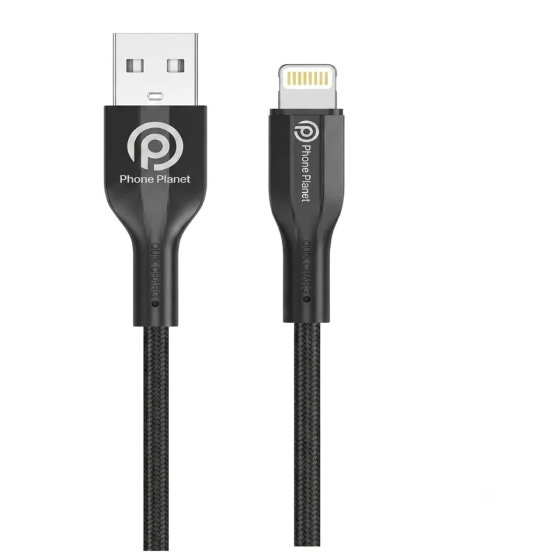 كابل PHONE PLANET PJ-AL-005-120-BK USB-A إلى Lightning (1.2 متر)