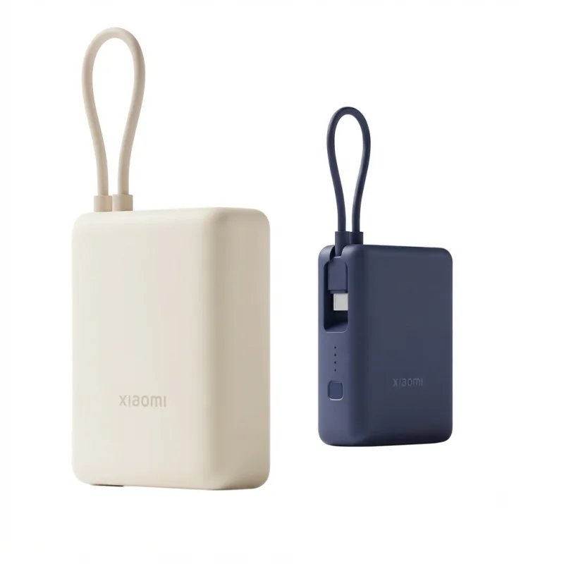 باور بانك شاومي 33 واط بسعة 10000mAh مع كابل مدمج
