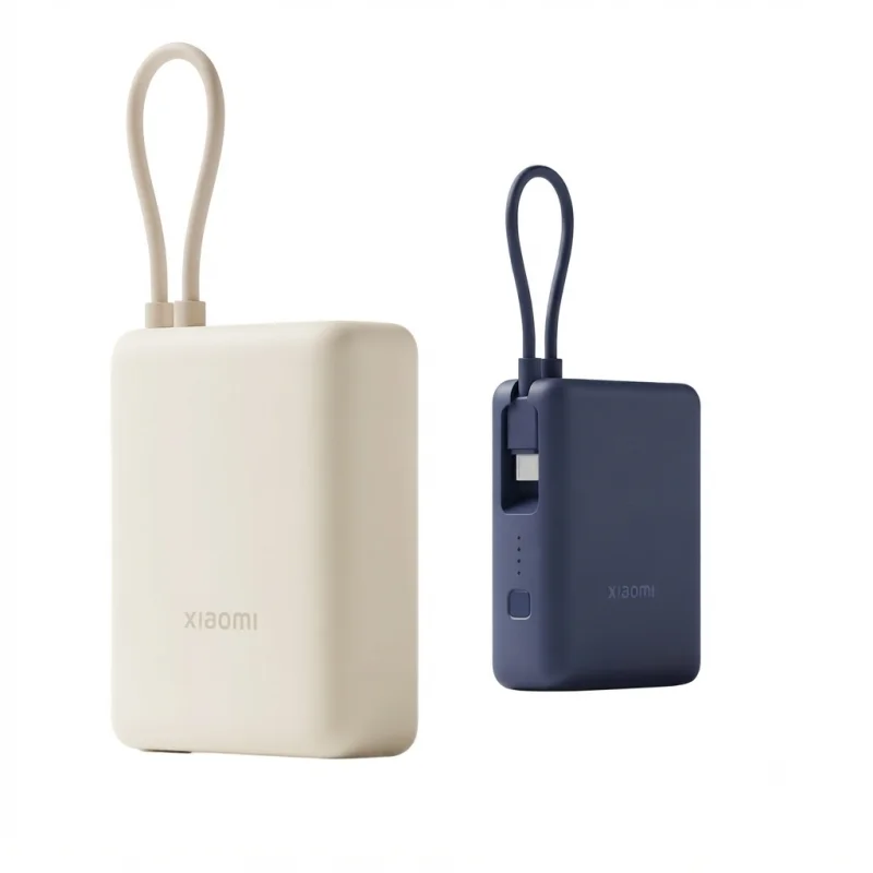 باور بانك شاومي 33 واط بسعة 10000mAh مع كابل مدمج