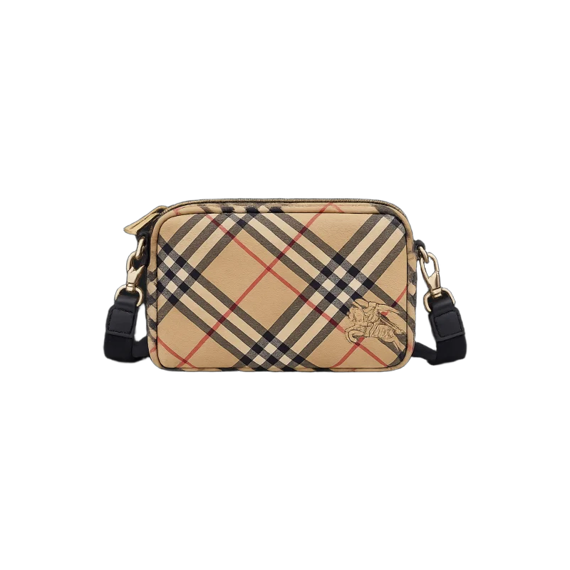 Vintage Check Crossbody Bag | تصميم فاخر كلاسيكي | باقر ستور العراق