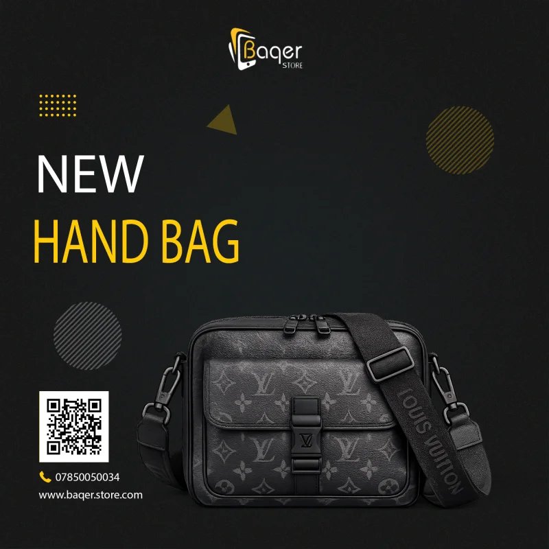 Louis Vuitton Monogram Eclipse Utility Messenger Bag