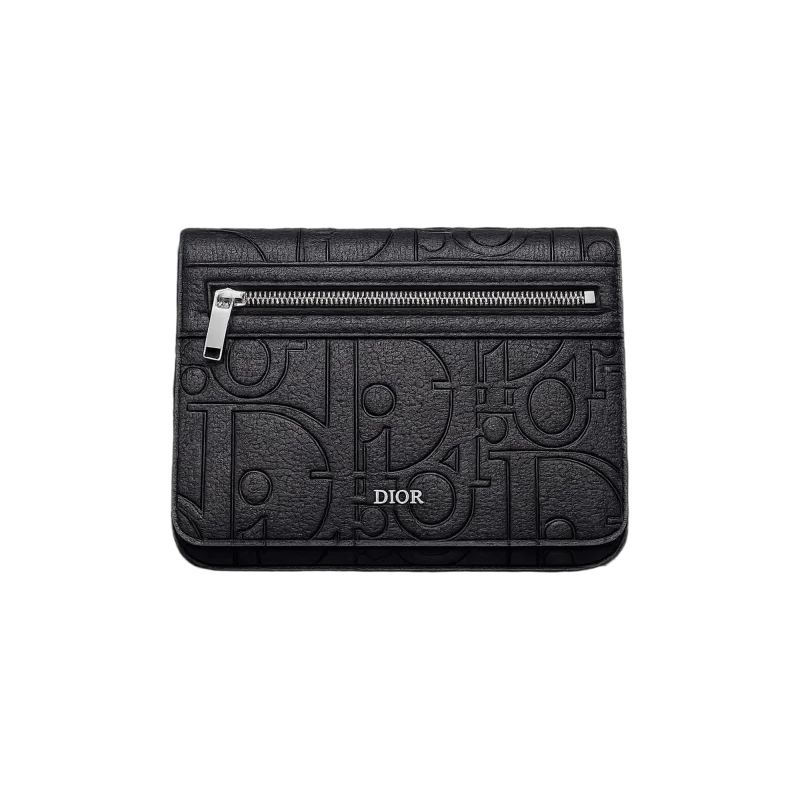 Oblique Leather Clutch Bag | تصميم فاخر كلاسيكي | باقر ستور العراق