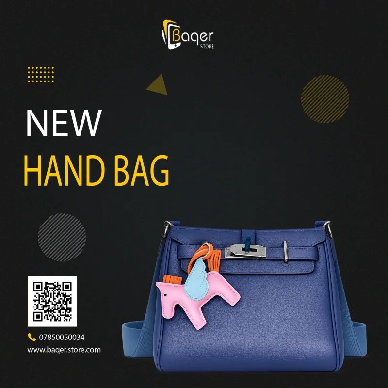 Hermès Kelly Style Mini Bag – Blue Edition