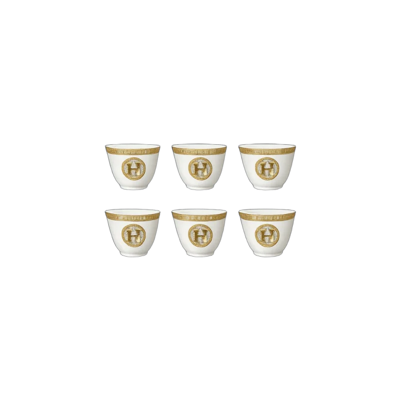 Luxury Signature Espresso Cup Set | تصميم فاخر كلاسيكي | باقر ستور العراق