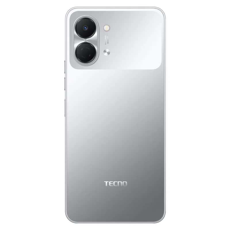 هاتف تكنو سبارك جو 3 (Tecno Spark Go 3 - 4GB RAM / 64GB Storage) فضي