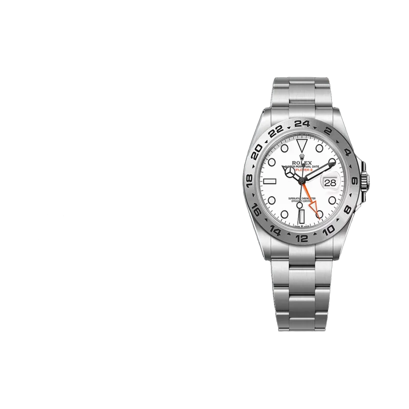 Oyster Perpetual Explorer II | تصميم فاخر كلاسيكي | باقر ستور العراق