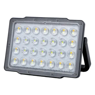 كشاف طاقة شمسية غرين ليون Green Lion Solar Floodlight مع لوح شمسي بقدرة 7200mAh وشيّة إضاءة 1400LM - لون أسود
