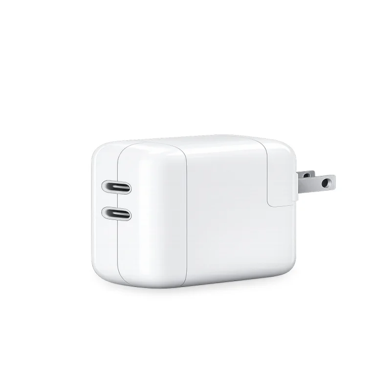 شاحن Apple USB-C بقوة 35 واط مع كابل USB-C إلى USB-C