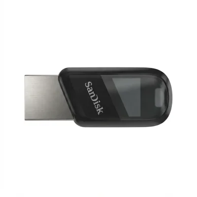 فلاش ميموري SanDisk iXpand Flash Drive Flip 128GB – منفذا Lightning وUSB-A