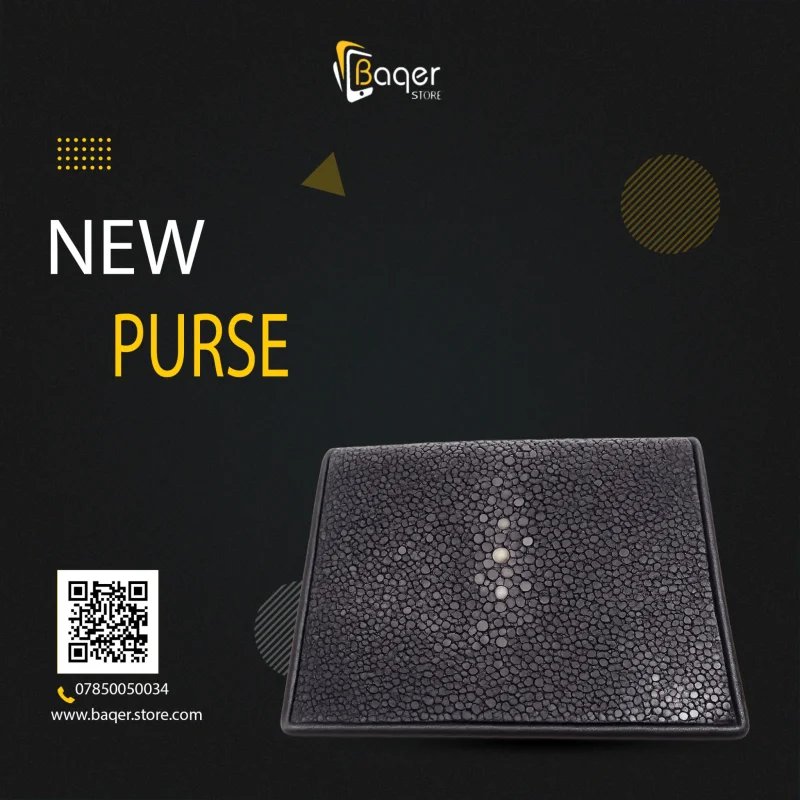 Bottega Veneta Milano – Stingray Exotic Leather Clutch – Black Edition