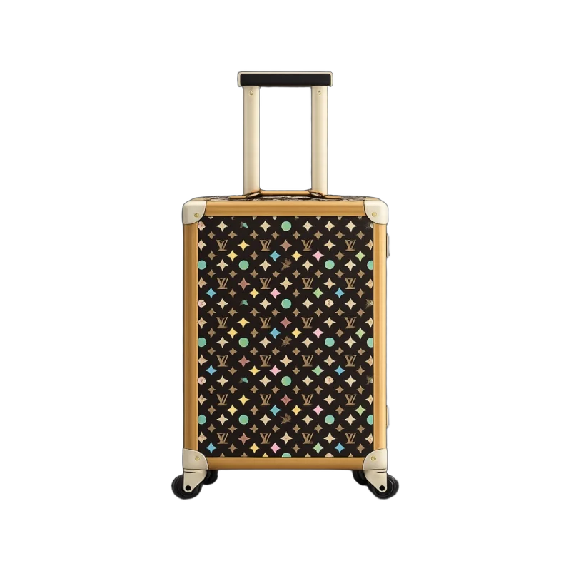 Multicolor Monogram Rolling Travel Suitcase Premium Edition | تصميم فاخر كلاسيكي | باقر ستور العراق