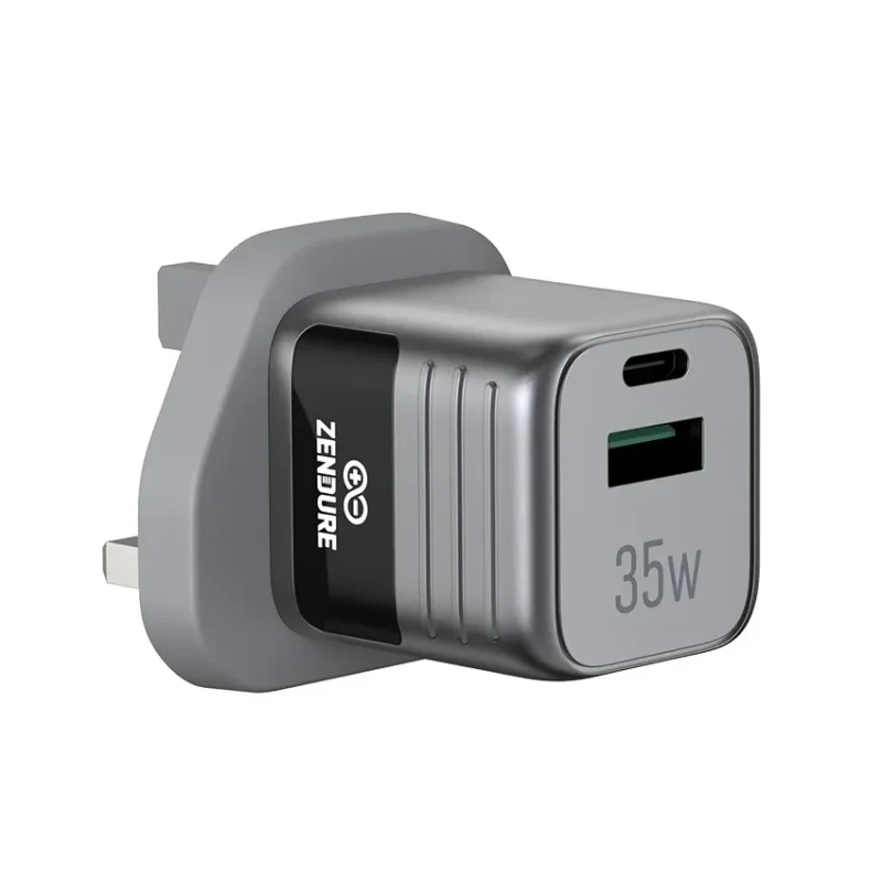شاحن الجدار زنـدور سوبر ميني هجين 35 واط (Zendure SuperMini Hybrid 35W Power Bank & Wall Charger)