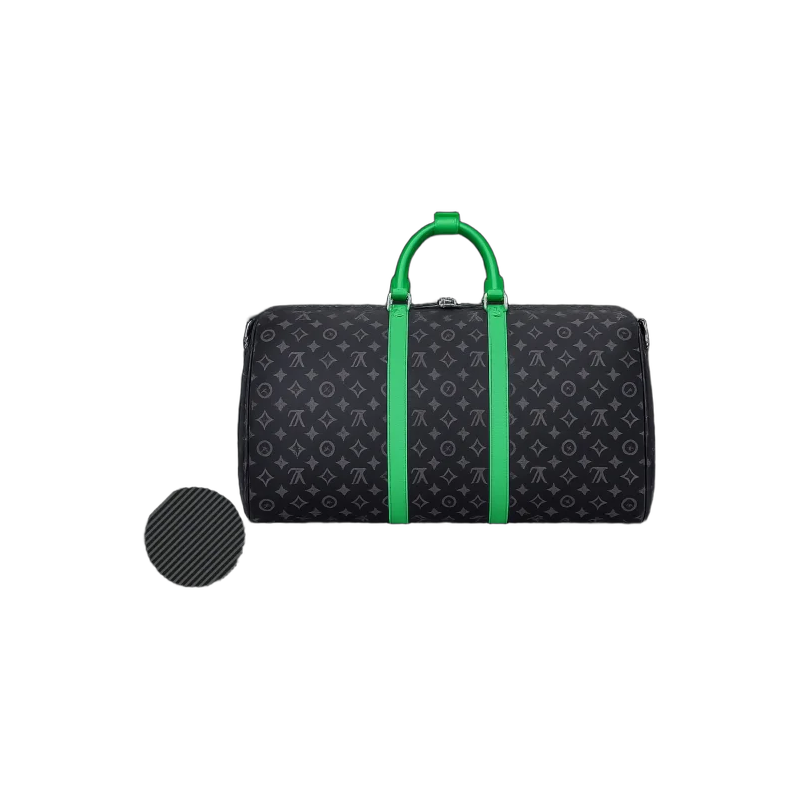 حقيبة Keepall Bandoulière 50 – مونوجرام Eclipse للسفر | تصميم فاخر كلاسيكي | باقر ستور العراق