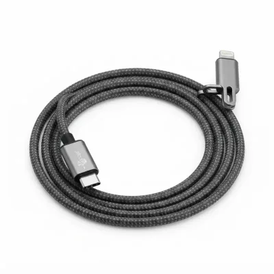كيبل Baqer 2-in-1 من Type-C إلى Type-C وLightning بقدرة 100 واط – BA-132