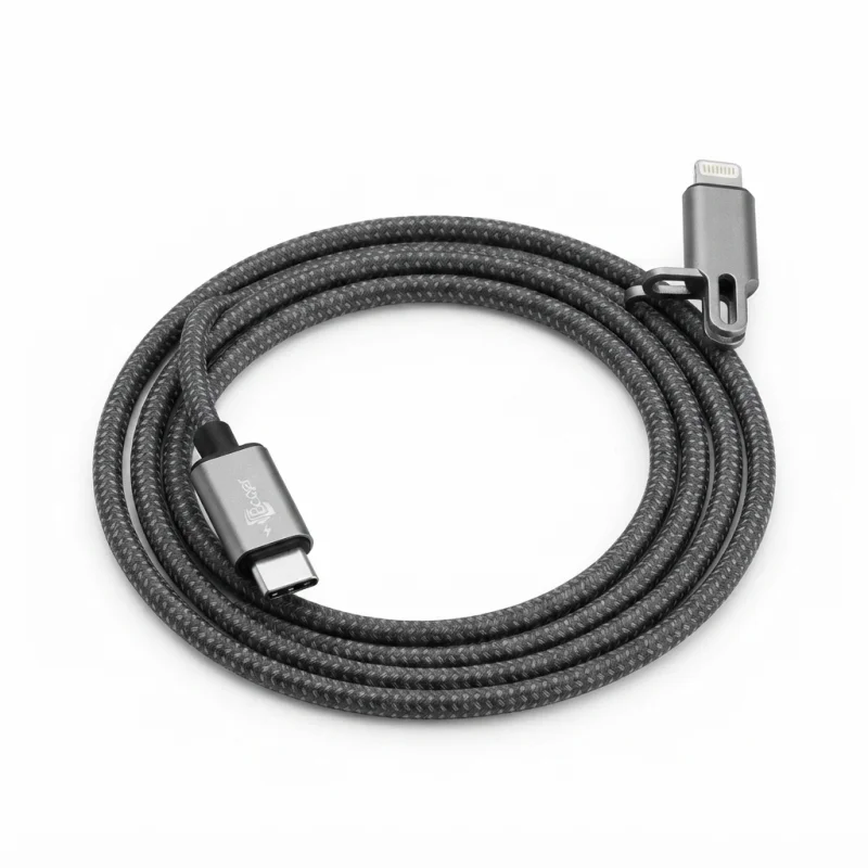 كيبل Baqer 2-in-1 من Type-C إلى Type-C وLightning بقدرة 100 واط – BA-132