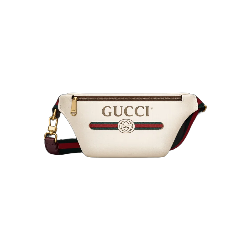 Ophidia Web Stripe Leather Belt Bag | تصميم فاخر كلاسيكي | باقر ستور العراق