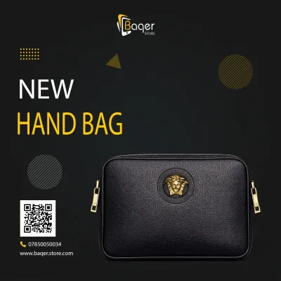 Medusa Leather Clutch Bag | تصميم فاخر كلاسيكي | باقر ستور العراق