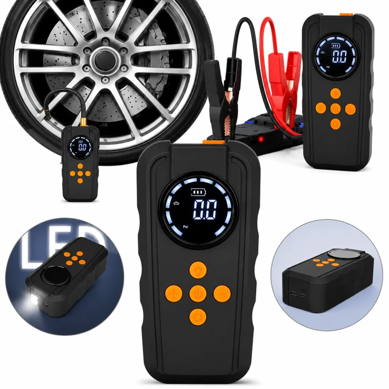 DENX 3-in-1 Portable Car Emergency Device DX2592