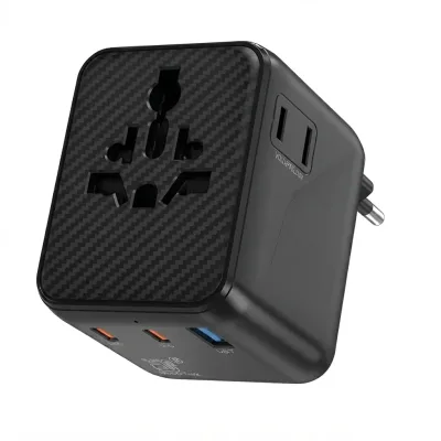 محول سفر عالمي WIWU Warrior UA011 GaN بقوة 25W