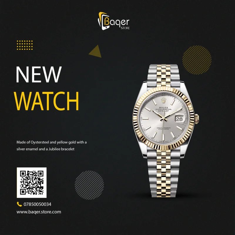 ساعة يد فاخرة ماركة rolex