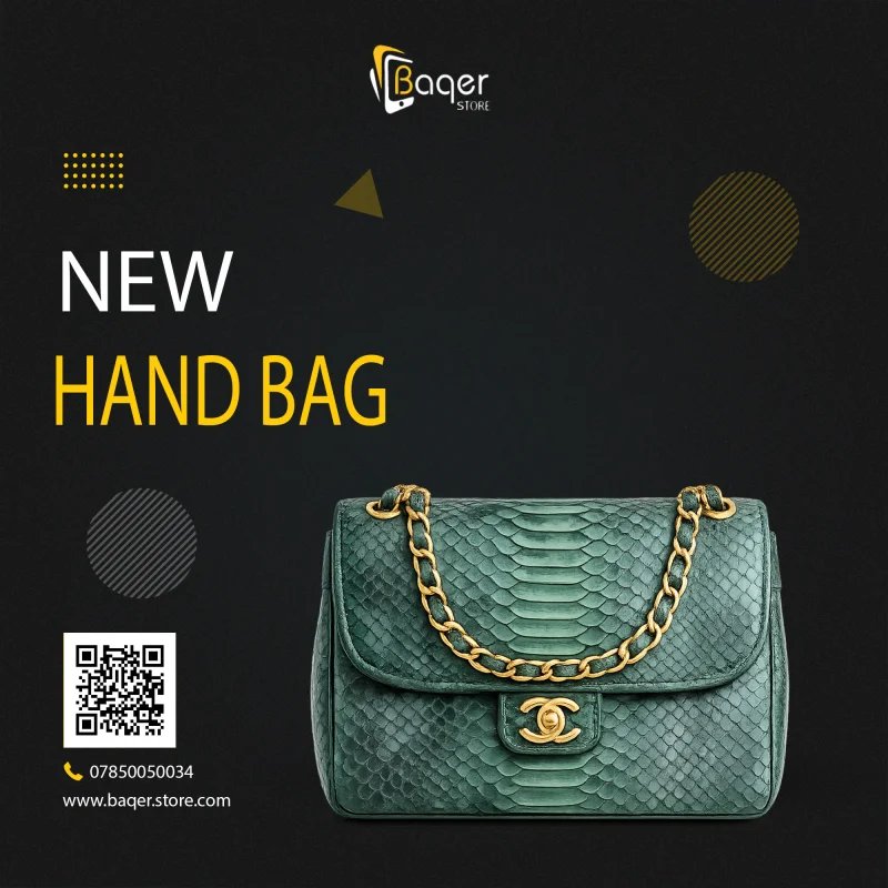 Chanel Classic Python Chain Flap Bag