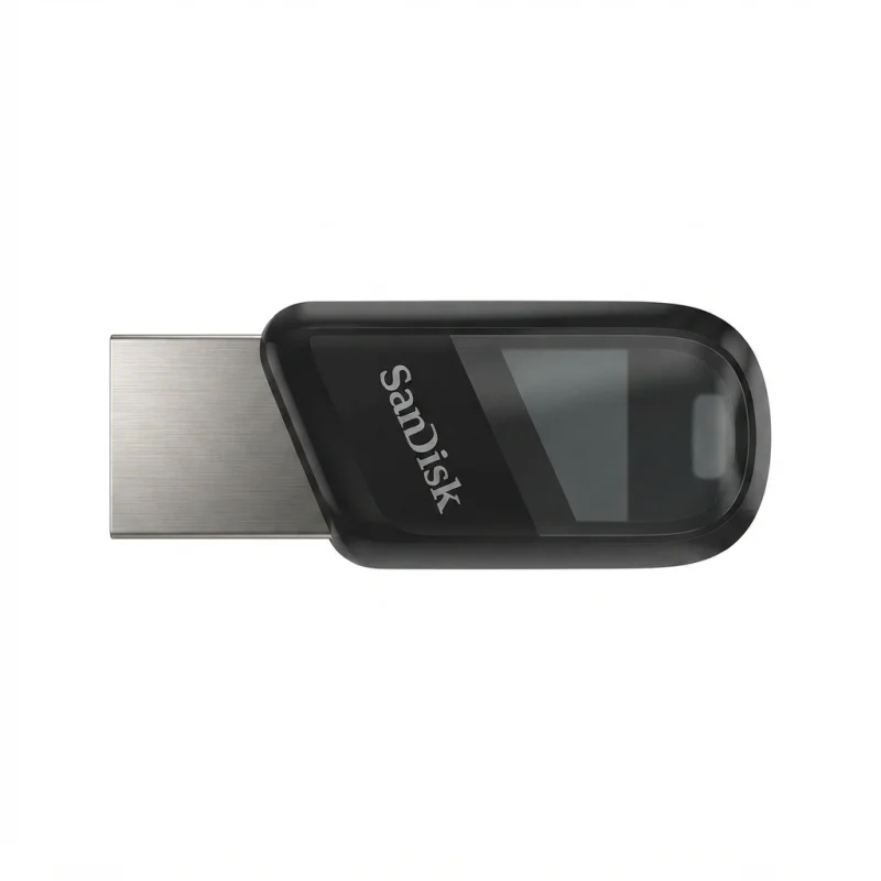 فلاش ميموري SanDisk iXpand Flash Drive Flip 64GB – منفذا Lightning وUSB-A
