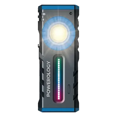 كشاف عمل احترافي بورولوجي بقوة 1500 لومن وبطارية 920mAh – رمادي