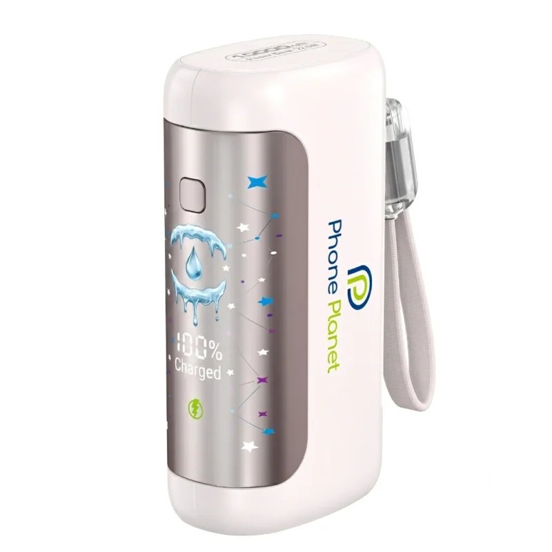 باور بانك PHONE PLANET PP-PB22.5W011 بسعة 10000mAh – شحن سريع 22.5 واط بمنفذين
