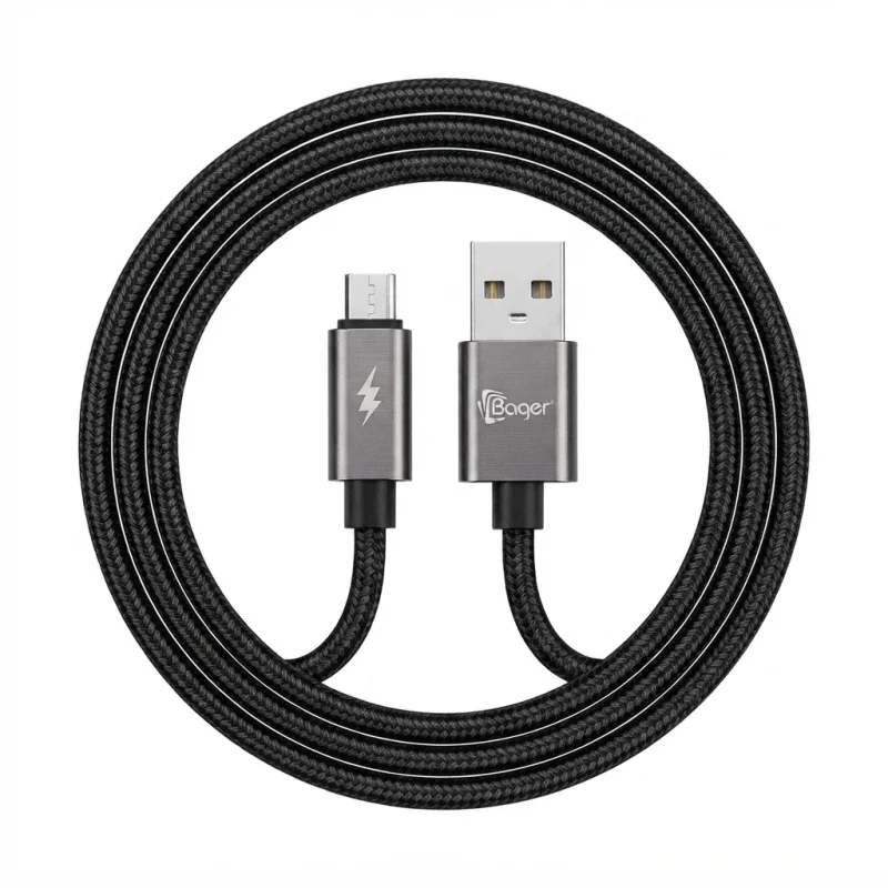 كيبل Baqer Smart Data من USB-A إلى Micro-USB بقدرة 18 واط BC-C252