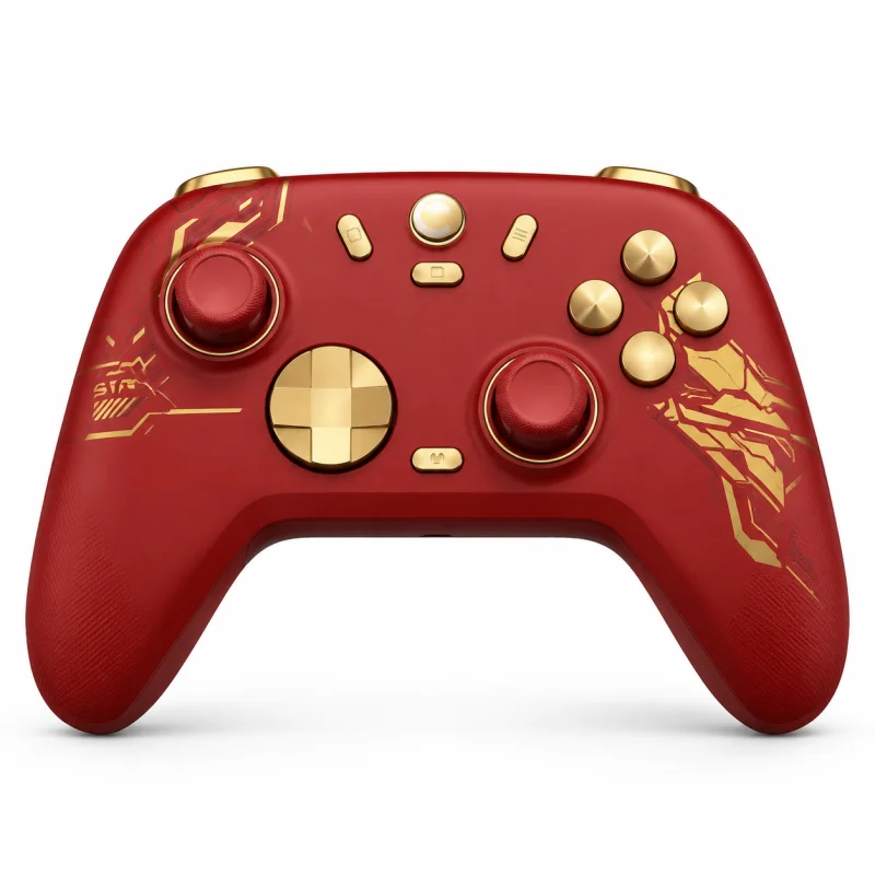 جوستك  جيم سير نوفا لايت 2 - إصدار آيرون مان (GameSir Nova Lite 2 Wireless Controller - Iron Man Edition)