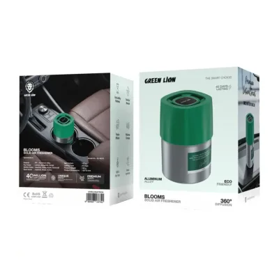 معطر الجو من غرين ليون Green Lion Blooms Solid Air Freshener بنظام انتشار 360 درجة - لون أخضر