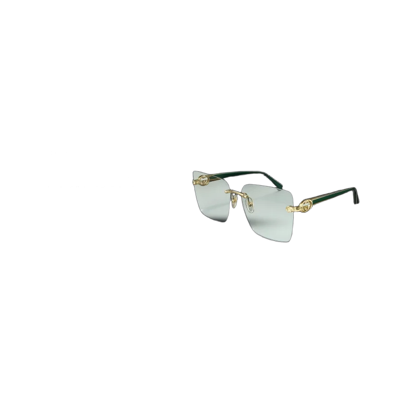 نظارات Interlocking G Rimless Square – GG1221S | تصميم فاخر كلاسيكي | باقر ستور العراق