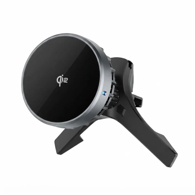 حامل وشاحن لاسلكي مغناطيسي WIWU CH-319 مع تقنية Qi2.0 وشحن سريع 15W – 5976975615102