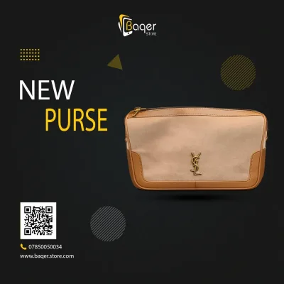 كلتش جلد بتصميم Supple Camera Bag أناقة فاخرة | تصميم فاخر كلاسيكي | باقر ستور العراق