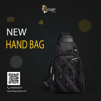 Oblique Sling Backpack | تصميم فاخر كلاسيكي | باقر ستور العراق