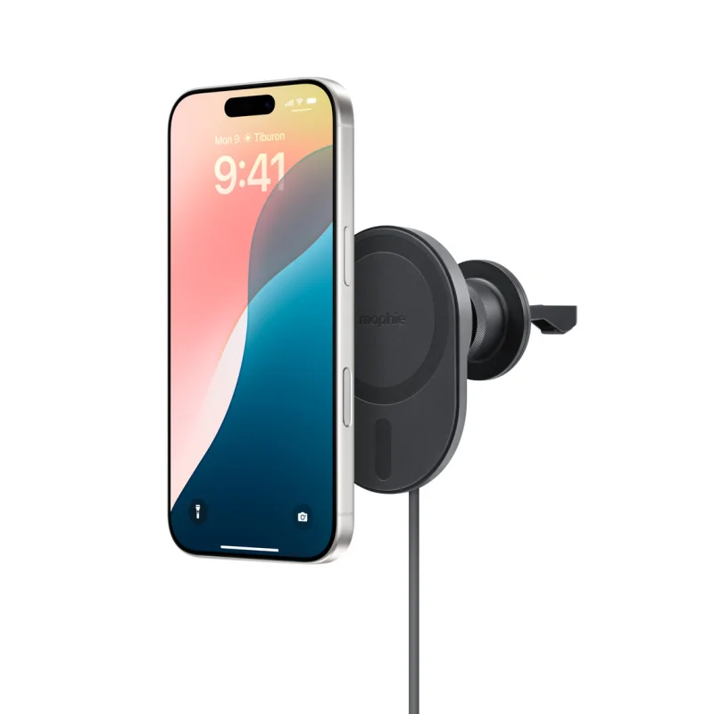 mophie Wireless Charging Vent Mount (Qi2 Certified, MagSafe Compatible)