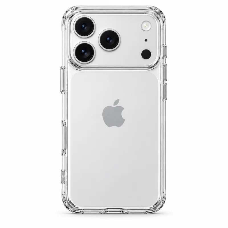 كفر حماية شفاف لهاتف آيفون 17 برو ماكس (Clear Case for iPhone 17 Pro Max)