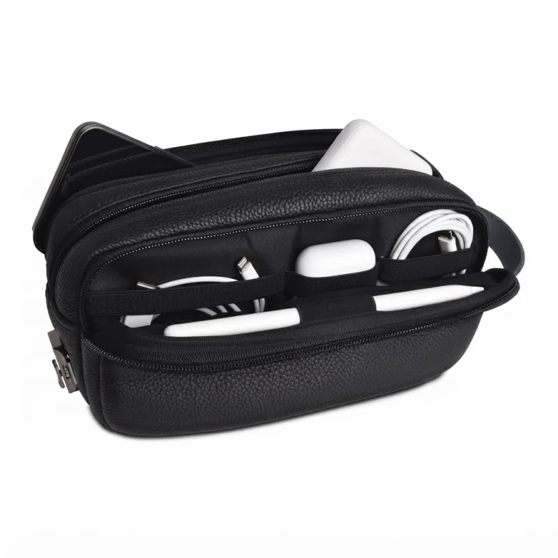 حقيبة WIWU Salem Anti-Theft Travel Pouch Bag 204 بقفل رقمي مضادة للسرقة