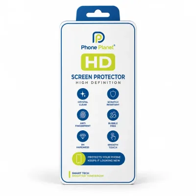 شاشة حماية زجاجية عالية الوضوح Phone Planet HD Tempered Glass - حماية فائقة ووضوح كريستالي