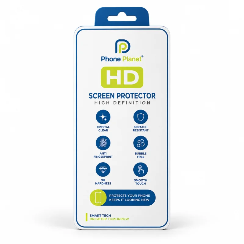 شاشة حماية زجاجية عالية الوضوح Phone Planet HD Tempered Glass - حماية فائقة ووضوح كريستالي