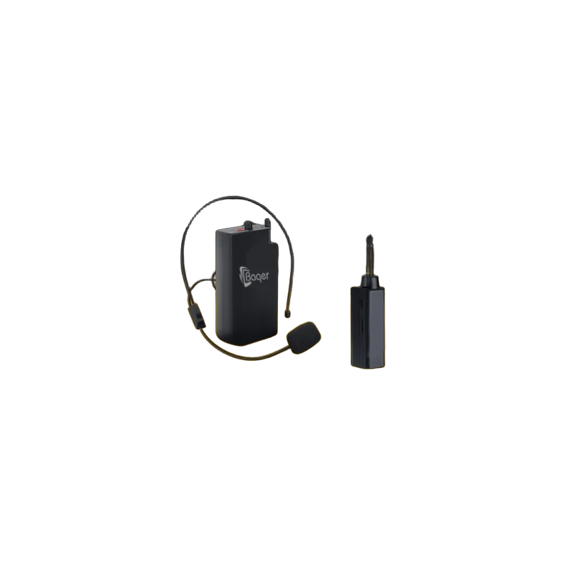Baqer Wireless Microphone System – Portable Audio Solution with Headset –MG_201