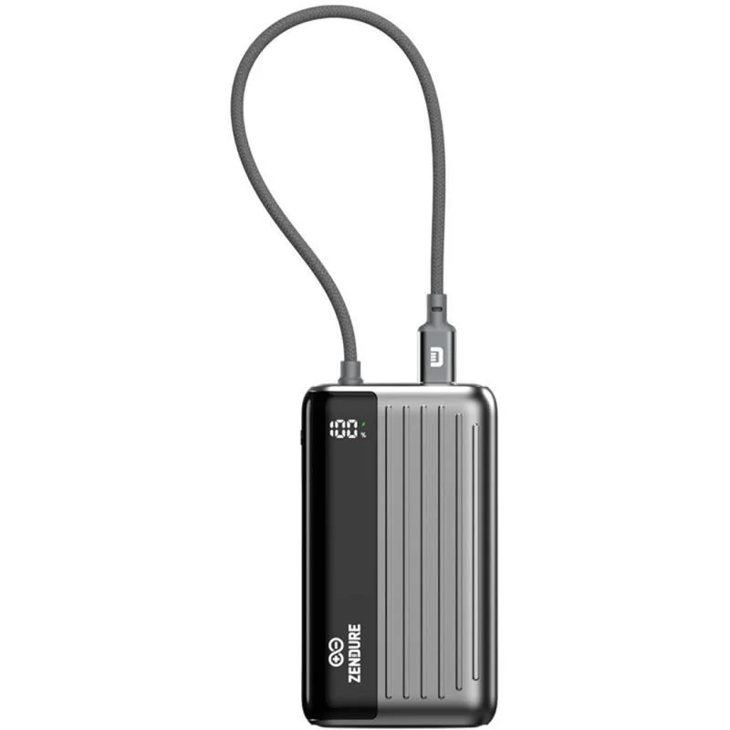 بور الطاقة الهجين اللاسلكي زنـدور سوبر ميني هجين لاسلكي 10,000 ملي أمبير (Zendure SuperMini Hybrid Qi Power Bank 10,000mAh - 20W Wired + 15W Wireless)
