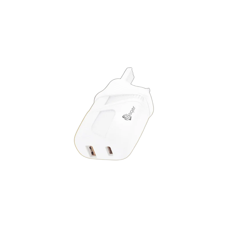 Baqer 25W Fast Wall Charger (USB & PD) –BA_PD03