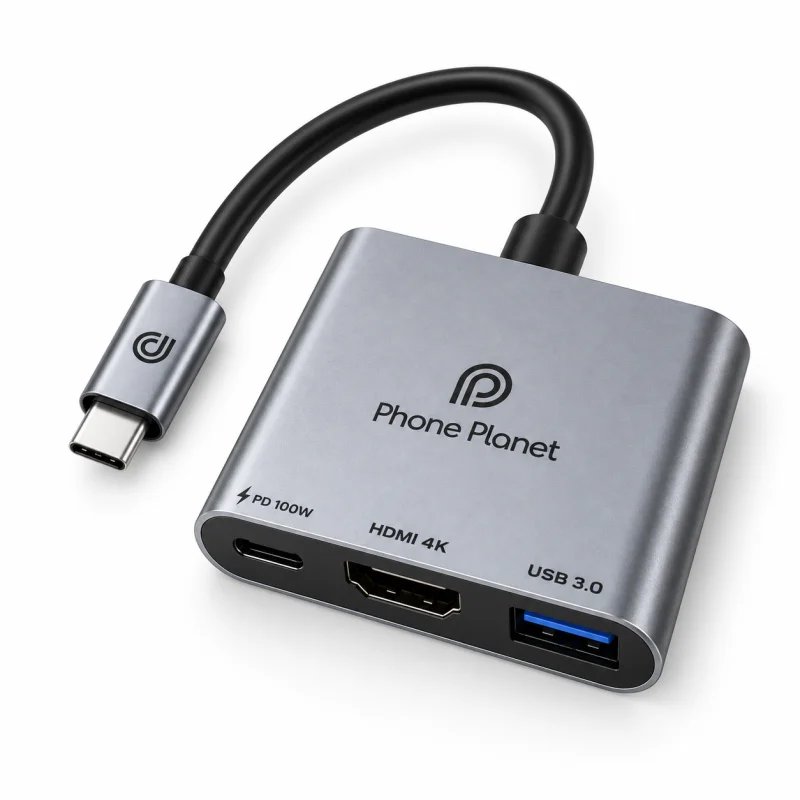محول Phone Planet Type-C Hub 3-in-1