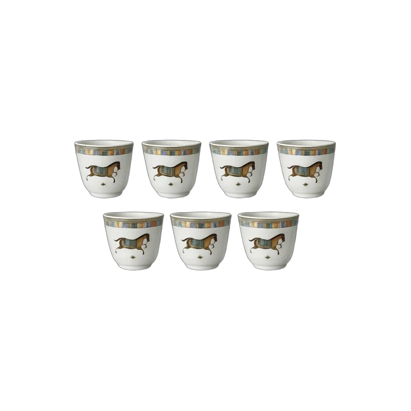 Luxury Horse Espresso Cup Set | تصميم فاخر كلاسيكي | باقر ستور العراق