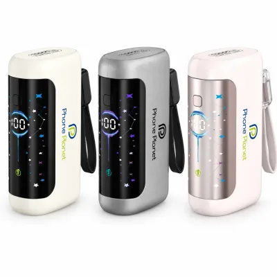 شاحنه متنقله Phone Planet W013 - شاشة رقمية أنيقة بتصميم عصري وأداء موثوق