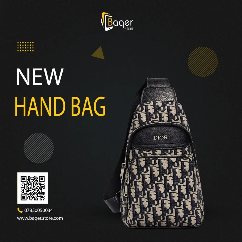 Dior Oblique Canvas Sling Bag