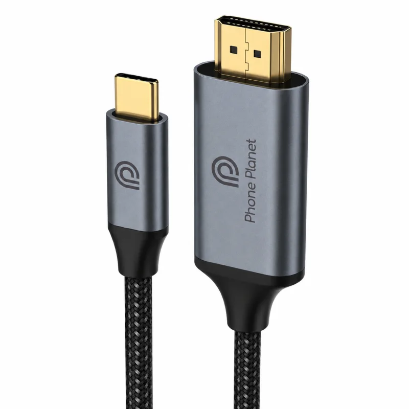 كابل PHONE PLANET USB-C إلى HDMI بدقة 4K 60Hz – موديل PP-CHDMI01